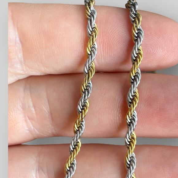 Sterling Silver 925 Egyptian Cartouche Pendant “RITZ” with Rope Chain 18 in - Picture 8 of 9